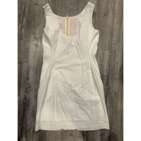 Lilly Pulitzer White Kolby Embroidered Shift Dress - Picture 5 of 6